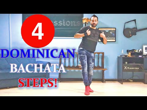 4 GREAT Dominican Bachata Steps! [Easy BUT Look Cool]