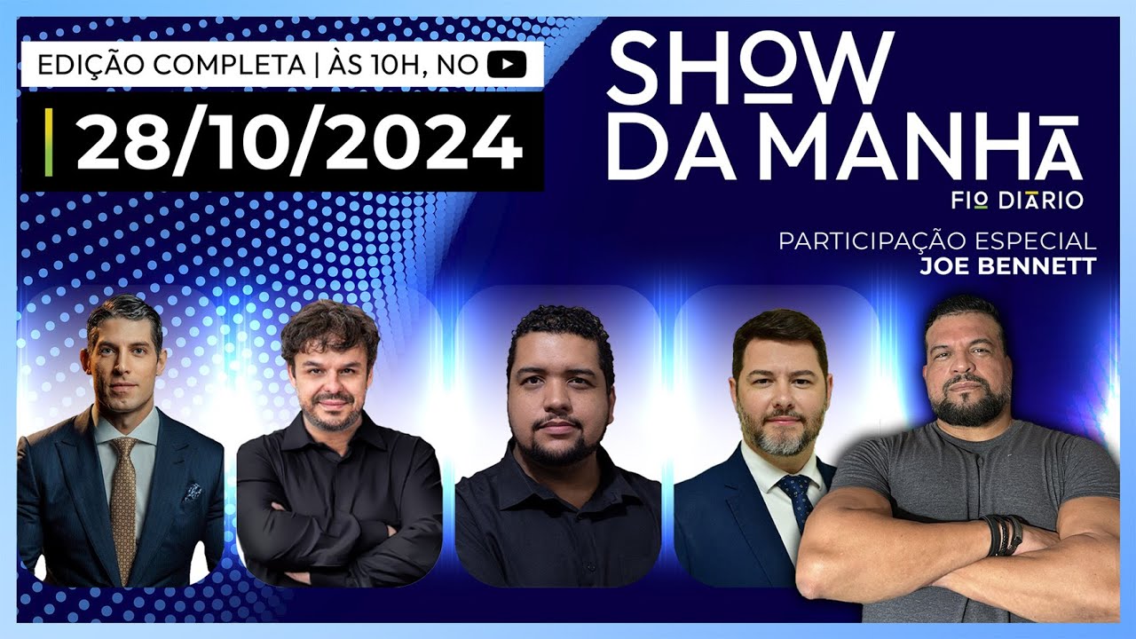 SHOW DA MANHÃ - MARCO ANTÔNIO COSTA, ADRILLES, PH ARAÚJO, GUSTAVO LOPES E JOE BENNETT - 28/10/2024