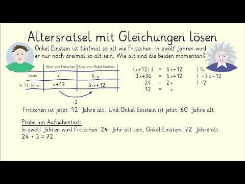 Altersrätsel lösen