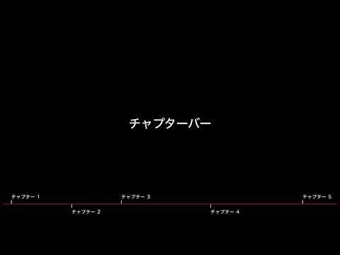 チャプターバー【mTuber 3 by MotionVFX】