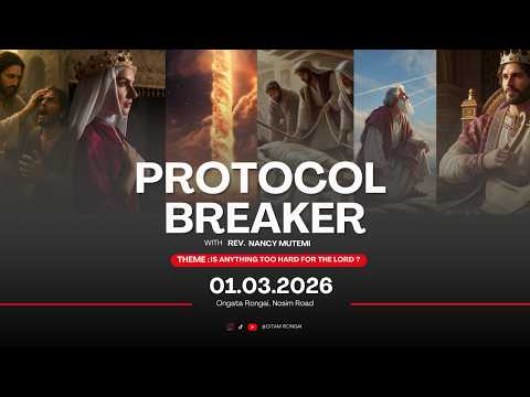 HOLY COMMUNION SERVICE: PROTOCOL BREAKER WITH REV. NANCY MUTEMI