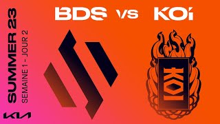 LEC Summer Split 2023 - W1D2 - BDS vs KOI