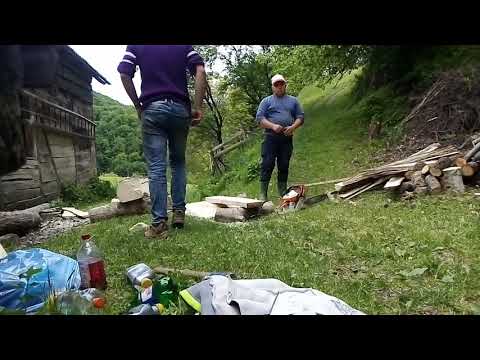 Motoferastraie DAC 506 în acțiune