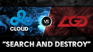 "Search and destroy" by pieliedie vs LGD @ The International 4