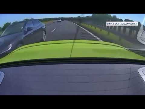 Nagranie z wypadku marszałka województwa lubuskiego – niebezpieczna jazda i groźne konsekwencje