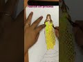 Gold Colour Dress With Tape Ll