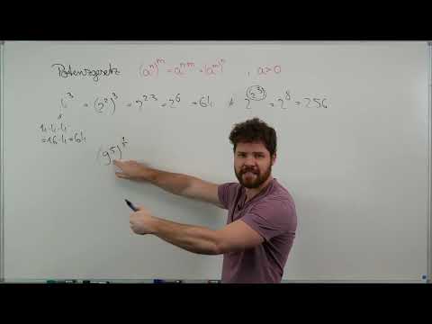 Potenzgesetz für mehrere Exponenten + Beispiele
