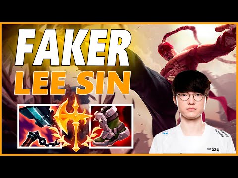 ⚡FAKER LEE SIN JUNGLE GAMEPLAY⚡SEASON 12 LEAGUE OF LEGENDS
