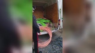 Furto nei cantieri Tav, i carabinieri recuperano 600 chili di rame