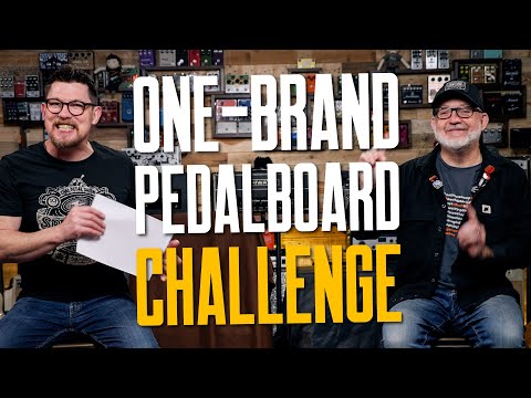 One-Brand Pedalboard Challenge - Dan Vs Mick [But It Can't Be Anything You'd Normally Use!]
