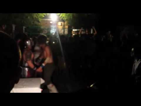 Nico DeMarco vs. Red Scorpion - BWT Live! @ Làbas Occupato 27/05/2016 - Table Body Slam!