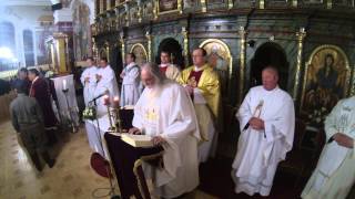 preview picture of video 'Római katolikus mise a nyíracsádi görögkatolikus templomban'