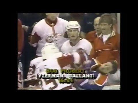 Oilers - Red Wings rough stuff 5/9/87