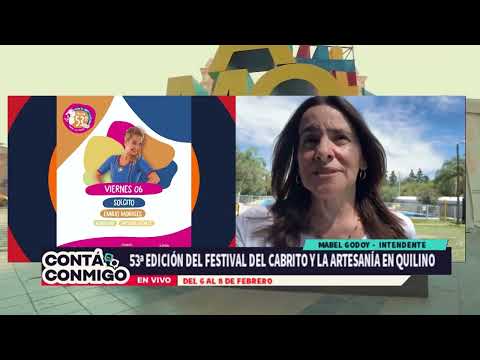 53º Edición del Festival del Cabrito y la Artesanía en Quilino  | Mabel Godoy - Intendente