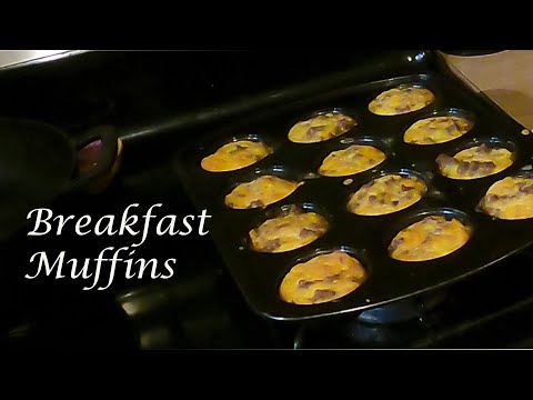 BREAKFAST MUFFINS: A PROTEIN MEAL WITH 4 INGREDIENTS