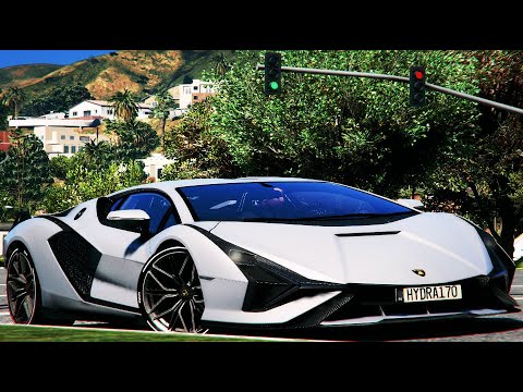 ASMR GTA V: 2020 Lamborghini Sian Test Drive | Test Di Guida (Graphics MOD)