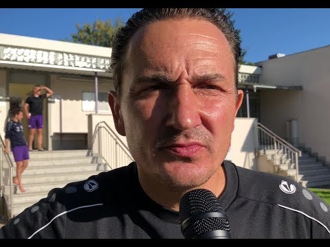 VfR-Trainer Christian Krzyzanowski nach dem 3:3 gegen Jetzendorf