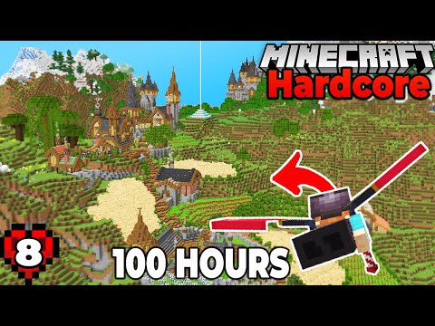 fWhip - I SURVIVED 100 HOURS in HARDCORE MINECRAFT 1.18 SURVIVAL (#8)