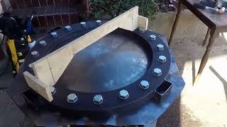 Hydroforming Handpan process