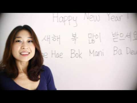 YouTube video about: How to say happy lunar new year in korean?
