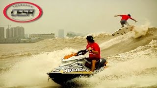 SURF the most Unique Tidal Bore | The Chinese SILVER DRAGON