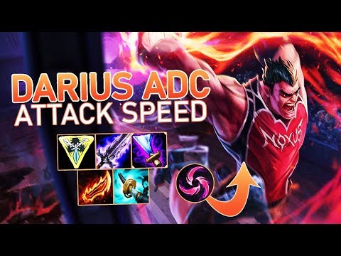 DARIUS ADC ATTACK SPEED | THE ENEMY TRIED MADLY TO TAKE THE NEXUS, BUT THEY HAD A SURPRISE | MEC!