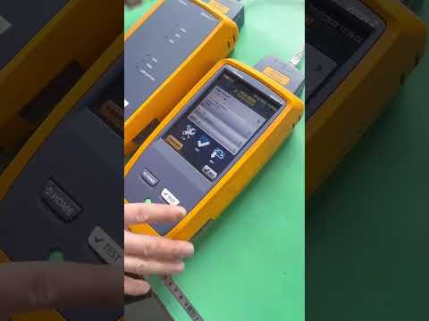Test Cat6a Patch Cable with Fluke Networks