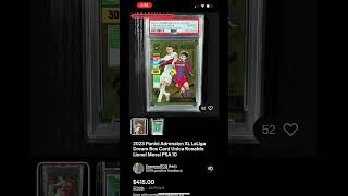 Hot Ebay Auction LaLiga Dream Box Card Unica Ronaldo Lionel Messi PSA 10 🥵  #leonelmessi