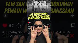 Download lagu CAS Tolak Permohohan Malaysia! FAM Sah Menipu Dalam Mendapatkan Pemain Warisan  mp3