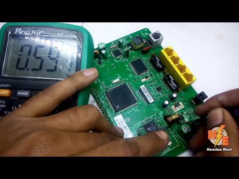 تصليح بوردة روتر متوقف عن العمل || Dead Router repair