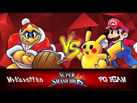 MrKarotiko (King D3) vs PG | ESAM (Mario, Pikachu) [pgESAM's Stream]