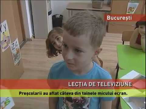 Lectia de televiziune la Gradiniţa numărul 170