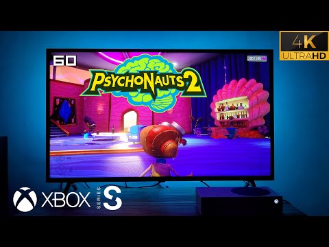 Psychonauts 2 Xbox Series S Gameplay (LG TV 4K HDR)