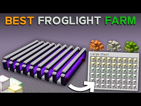 Minecraft BEST Froglight Farm 1.21 - Every Colors Froglight Farm - 11,500+ Per Hour!