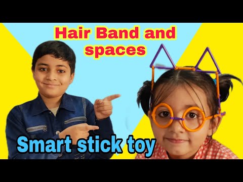 Easy tutorial to make Glasses & Hair band by Smart stick building block toy || Brain Development toy