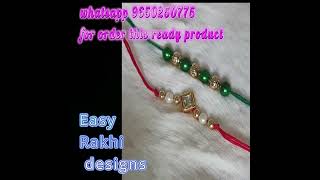new rakhi collection |buy rakhi online at jeweltrends #diy #easy #bracelet #braceletdesigns