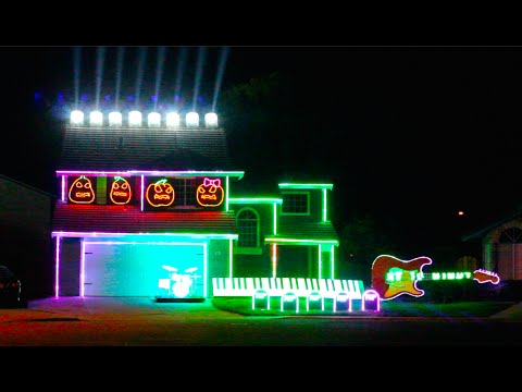 Best of Disney Villains Light Show - Halloween 2015
