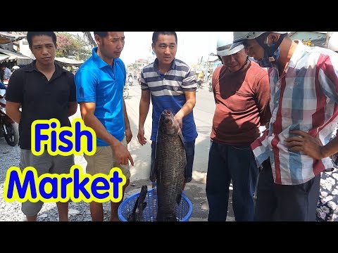 Vietnamese Street Food 2018 - Amazing Fish Market Vietnam