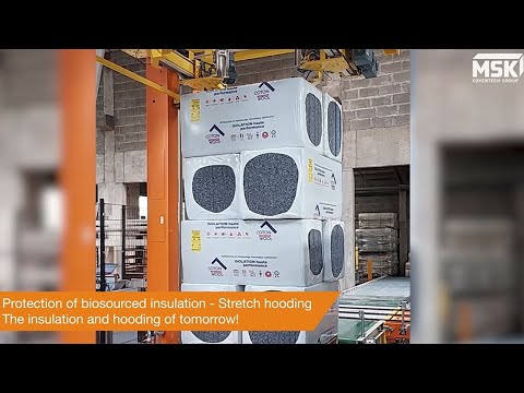Recycled materials insulation hooder