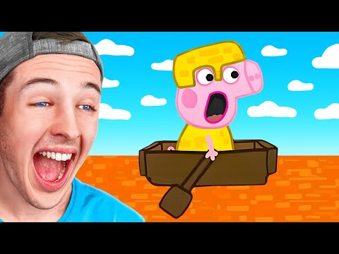 Can You Watch This Without Laughing? Minecraft Peppa Pig