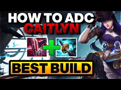 Shieldbow Caitlyn makes it impossible to lose lane - Caitlyn ADC Gameplay