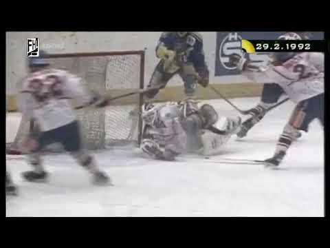 Vítkovice - Zlín 9 - 1, 38. kolo FHL 1991/1992, 29. 02. 1992, ČST F1 (ČT Sport)