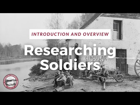 Researching Soldiers in Your Local Community