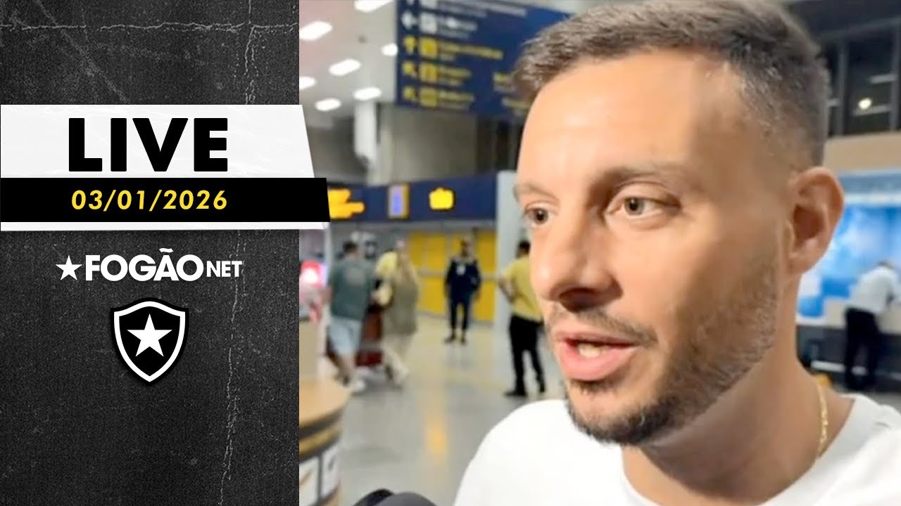 LIVE | Martín Anselmi chega ao Rio e mostra ambição; Botafogo negocia com Andrew
