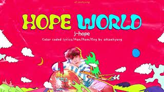 j-hope (제이홉) — Hope World (Color Coded Lyrics Han/Rom/Eng)