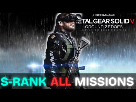 Metal Gear Solid V: Ground Zeroes – FULL GAME (All Missions S Rank | PS5 Pro 4K 60FPS)