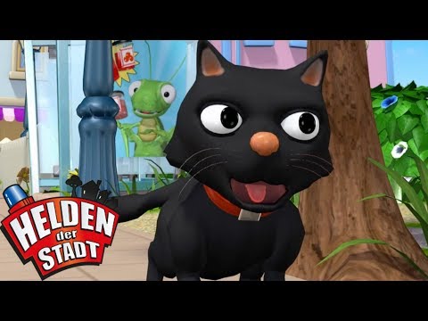 Die Helden der Stadt - Einhundert Katzen | Cartoons Für Kinder | Autos für Kinder