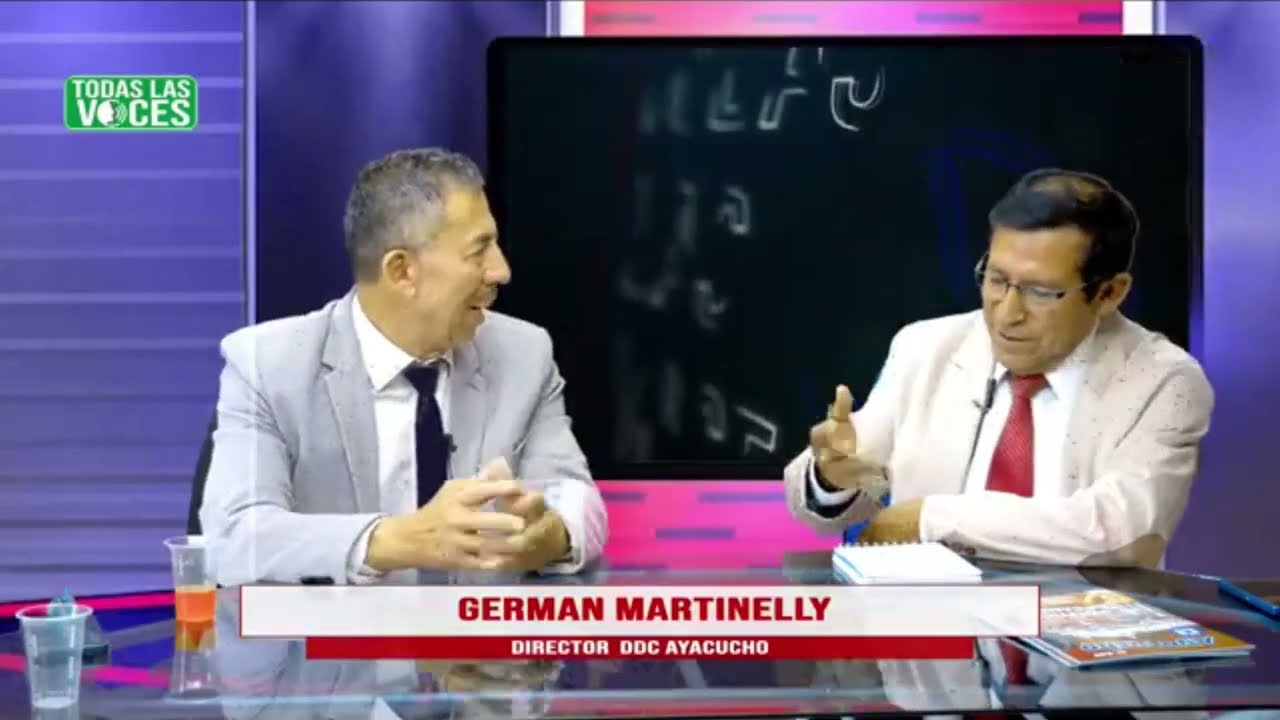 ENTREVISTA GERMAN MARTINELLY, DDC CULTURA AYACUCHO