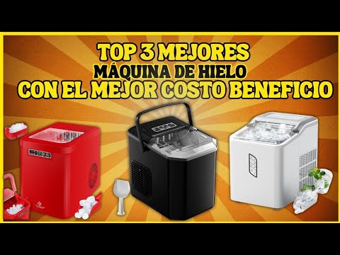 ¿Qué Mejor MÁQUINA DE HIELO comprar en 2024? Top 3 Fabricador de Cubitos de Hielo