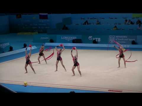 Team (CHI)  3 balls+3 ribbons World Championships RG 2013 All- around